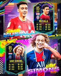 His potential is 84 and his position is cam. Simon On Twitter Musiala And Xavi Simons Were Added To The Fut Transfer Market Search Yesterday Future Stars Inbound Fifa21 Futurestars Https T Co 20wcqvtlcw
