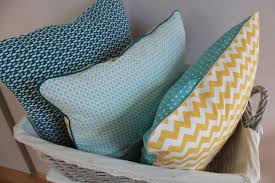 Ensemble De 3 Housses De Coussin Esprit Scandinave Tons Pastel Bleu Aqua Bleu Canard Moutarde Et Blanc Texti Housse De Coussin Coussin Coussin Scandinave