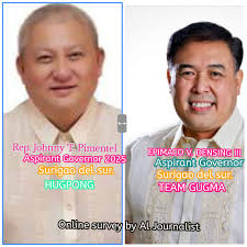 Surigao del Sur Gov. Johnny Pimentel and the Liberal Party (LP) provincial  candidates filed their certificates of candidacy at the COMELEC prov'l.  office today. Gov. Johnny Pimentel will run as representative for