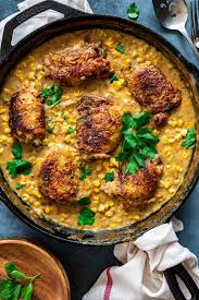 Can it get easier than this? Chicken Thighs With Creamed Corn Olivia S Cuisine
