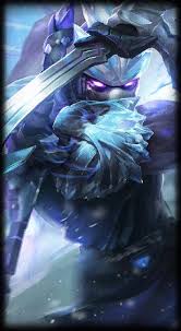 Frozen Shen League Of Legends Lol League Of Legends Epic Hero