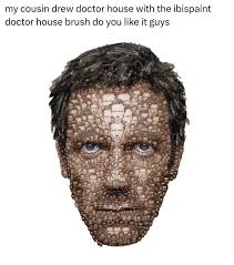 my cousin drew doctor house with the ibispaint doctor house brush do you  like it guys