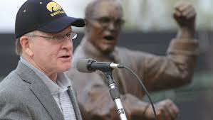 Archive photos of Iowa wrestling legend Dan Gable off the mat