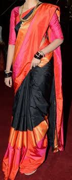 Black And Red Combination Designer Saree Pin By Shobha Krishnan On My Uploads Only Not Pinned Elegant Saree Blouse Design Models Saree Designs