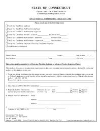 Retiree health insurance unit 165 capitol avenue hartford, ct 06106 email: Fillable Online Ct State Of Ct Adult Medical Forms Fax Email Print Pdffiller