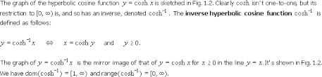 7 7 The Inverse Hyperbolic Functions