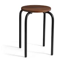 Acacia Wood Stacking Stool Pottery Barn