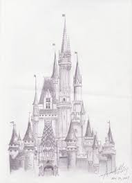 Cinderella Castle Drawn Castelo Artes Tatoo