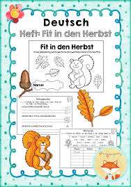 Heft Fit In Den Herbst Wiederholung Unterrichtsmaterial Im Fach Deutsch In 2020 Wortarten Wiederholung Unterrichtsmaterial