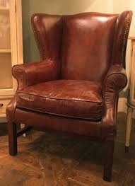 Leather Wing Back Brown Leather Armchair Leather Wing Chair Brown Leather Chairs