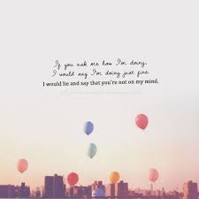 But I Go Out And I Sit At A Table Set For Two And Finally I M Forced To Face The Truth No Matter What I Say I M Not Favorite Lyrics