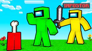 Sneaky Impostor Plays In Minecraft Among Us Youtube