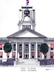 28 reviews of florida state capitol when i visited the florida state capitol in talahassee, it was the spring of 2005. Florida State Capitol Drawing By Frederic Kohli