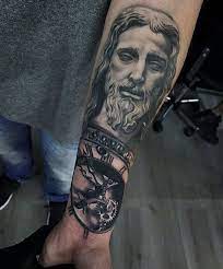 60 3d Jesus Tattoo Designs Fur Manner Religiose Tinte Ideen Mann Stil Tattoo Jesus Tattoo Design For Men Jesus Tattoo Jesus Tattoo Design