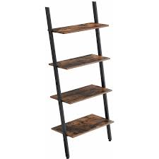 Trouvez etagere industrielle sur 2ememain ✅ avantageux pour tout le monde. Vasagle Etagere Echelle De Style Industriel Bibliotheque Meuble De Rangement A 4 Niveaux Etagere Inclinee Pour Salon Cuisine Bureau Armature En Fer Stable Brun Noir Rustique Par Songmics Lls43bx Dark Brown
