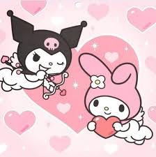 Black And Pink Cartoon Black And Pink Blackpink Pink And Black Black Aesthetic Pink Aesthetic Grunge Emo Thot Pastel Angels Cartoon Hello Kitty My Melody Hello Kitty Kitty