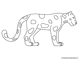 Standing Jaguar Free Printable Kids Coloring Pages Jpg 1600 1200 Animal Coloring Pages Jaguar Animal Rainforest Animals
