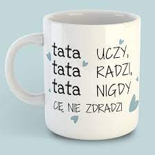 Dzień matki i dzień ojca użytkowe diy Kubek Dla Taty Z Napisami W Serca