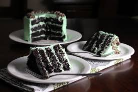 Andes Mint Chocolate Cake Adapted From I Was Born To Cook Makes One 6 Inch Two Or Four Layer Cake If You Have Parchmen Mint Cake Desserts Mint Chocolate Cake