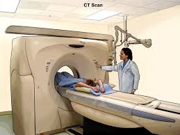 Illustration Of A Patient Undergoing A Ct Scan Of The Abdomen Ct Scan Radiation Therapy Medical Imaging