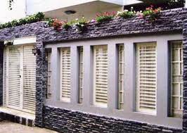 Ragam Desain Pagar Tembok Rumah Minimalis Rumah Minimalis Rumah Minimalis