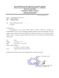 Pesta perayaan ulang tahun merupakan kegiatan pribadi untuk merayakan hari. Contoh Undangan Mgpm Bahasa Indonesia