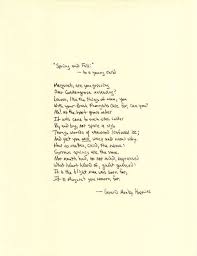 Beautiful Spring And Fall By Gerard Manley Hopkins Gerard Manley Hopkins Spring And Fall Ap Literature