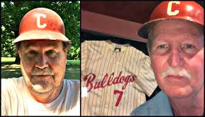 1976 Babe Ruth Chiefs Front row (left to right): Jackie Fisher, Ric  Brummette, John Swintosky, Darryl Adams, Tom Coker, Rusty Brummette, Jeff  Stutsman Back row (left to right): Coach Steve Walker, Richard