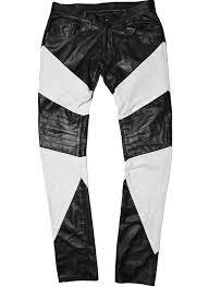 Drake Wearing En Noir Bmx Mix 5 Pocket Leather Pants Splashy Splash