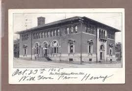 3 Set Ohio Akron Post Office Main Street 1905 40s Vintage Postcards Ebay Portage Lakes Ohio Post Office