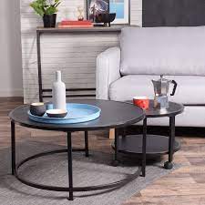 Will add contemporary style to your living room. Furniturer Coffee Tables Set Of 2 Modern Occasional Side Tables End Tables With Wheels Easy Moving Walmart Canada