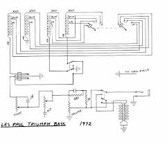 The regular les paul wiring scheme means that the controls are somewhat interactive. Gibson Les Paul Triumph Bass Circuitry And Wiring Information Flyguitars