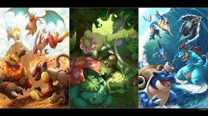 Starters By Quirkilicious Anime Wallpaper Pokemon Pokemon Pictures