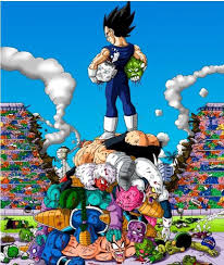 vegetas body count through dbz anime dragon ball super dragon ball art dragon ball super goku