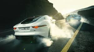 Skachat Oboi Jaguar F Type R Bmw M3 Smoke Drifting Sports Cars Rear Razdel Superkary V Razreshenii 1366x768 Jaguar F Type Jaguar Car Jaguar
