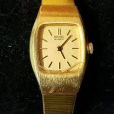 1967 seiko skyliner manual winding 36mm cal. Vintage Women S Seiko Quartz Gold Tone Watch 2020 5559 R0 Running 203 Watchcharts