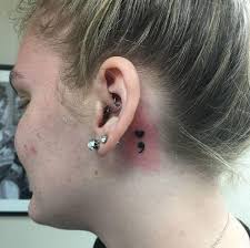Red hearts and ribbon breast cancer tattoos. 50 Unique Semicolon Tattoo Ideas With Meaning 2021