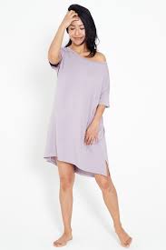 Night Tee Sleep Dress Lilac Smoke Sleep Dress Dresses Lilac Dress