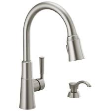 single handle pull down kitchen faucet