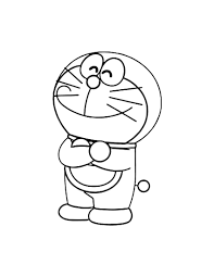 If you are crazy about coloring sheets, you will love this doraemon as captain america coloring page! Happy Doraemon Coloring Page
