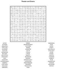 Puzzles For May 21 2015 Number Search Sudoku Word Search Crossword Drama Vocabulary Drama Words Drama