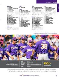 2018 Lsu Baseball Yearbook By Lsu Athletics Issuu