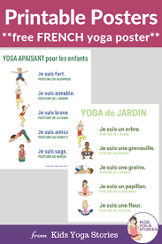5 Fun And Easy French Yoga Poses For Kids Kids Yoga Stories Yoga Resources For Kids Yoga For Kids Yoga Lesson Plans Kid Yoga Lesson Plans