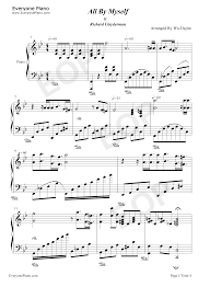 Hard to be sure sometimes i feel so insecure and loves so distant and obscure remains the cure. All By Myself Celine Dion Stave Preview