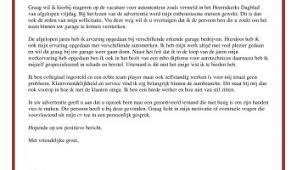 Sollicitatiebrief Magazijnmedewerker Magazijnier Gratis Cv Sjabloon