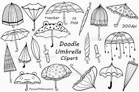 Black And White Transparent Umbrella Clipart Doodle Umbrella Clipart In 2020 Umbrella Drawing Weather Clipart Doodles