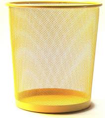 Corbeille A Papier Jaune Pour Le Bureau Kollori Com Corbeille Papier Poubelle Bureau Poubelle Tri
