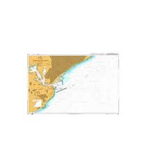 British Admiralty Nautical Chart 244 Vishakhapatnam Harbour