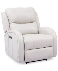 Furniture Leiston Leather Dual Power Recliner With Usb Power Outlet Reviews Recliners Furniture Macy S In 2021 Power Recliners Recliner Furniture