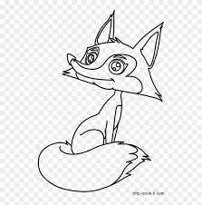 Here are fun free printable fox coloring pages for children. Cute Fox Colouring Pages Kids Drawing To Print Clipart 3878605 Pikpng